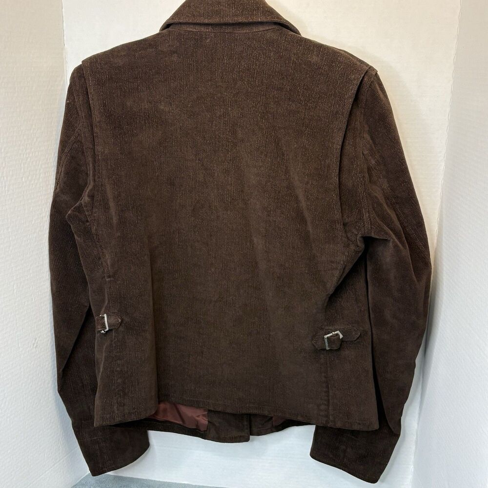 Vintage Polo Jeans Co Ralph Lauren Women’s Corduroy Blazer Size 10 Old Money 90s - Picture 4 of 11